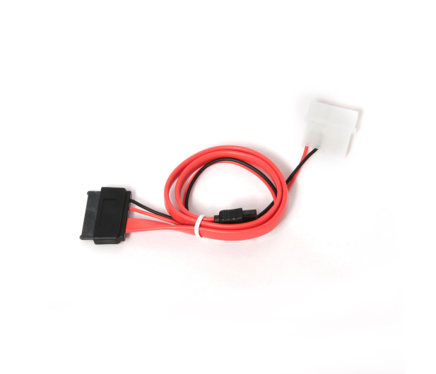 GEMBIRD KABEL SATA DATA SLIMLINE +ZASILAJACY CC-SATA-C2 - 189242 - zdjęcie 2